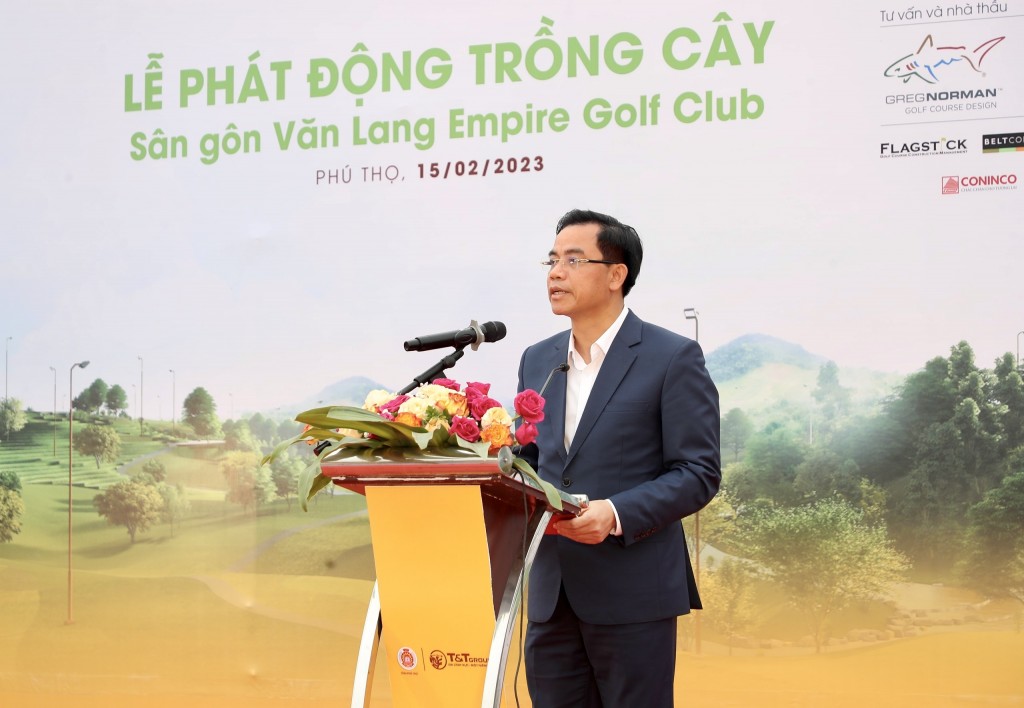 T&T Group phát động trồng cây tại dự án sân golf tỉnh Phú Thọ