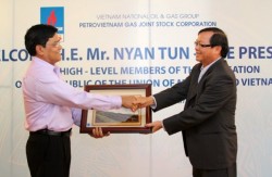 Tăng cường hợp tác dầu khí với Myanmar