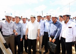 Phó Thủ tướng kiểm tra Dự án nhiệt điện Long Phú 1 và Sông Hậu 1
