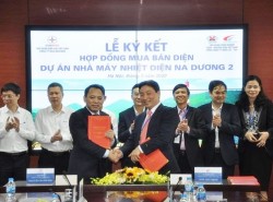 Ký hợp đồng mua bán điện dự án Nhiệt điện Na Dương 2