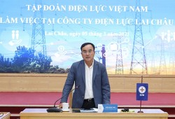 Chủ tịch HĐTV EVN làm việc với Công ty Điện lực Lai Châu
