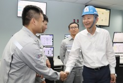 Tổng Giám đốc EVN làm việc với Công ty Nhiệt điện Nghi Sơn
