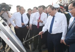 Thủ tướng khảo sát vị trí xây dựng dự án điện LNG Long An 1 và 2
