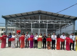 Khánh thành Bể bơi phòng chống đuối nước tại Quảng Ngãi do EVN tài trợ
