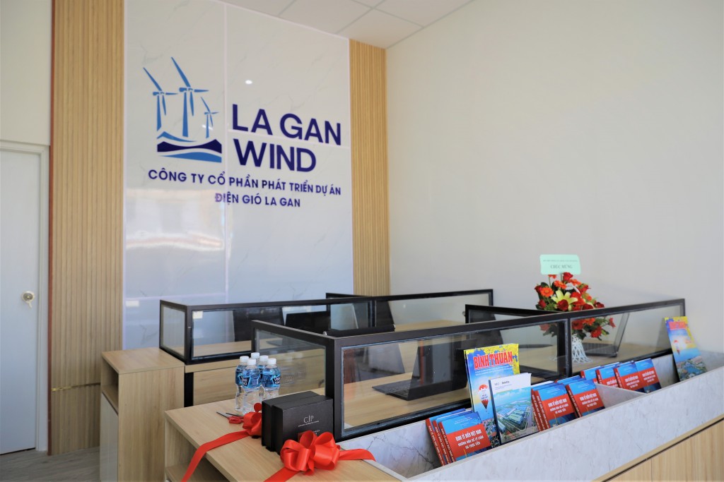 Khai trương trụ sở chính của dự án điện gió La Gàn