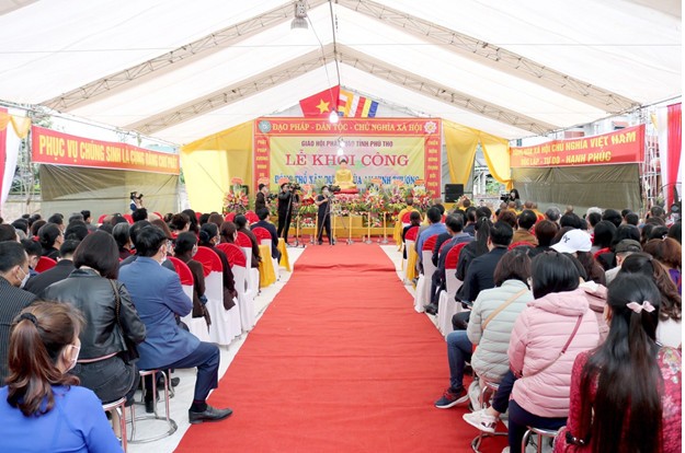 Chủ tịch Tập đoàn Kosy công đức 8 tỷ đồng xây chùa tại Phú Thọ