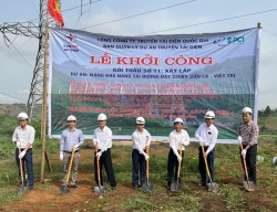 Khởi công dự án nâng khả năng tải đường dây 220 kV Sơn La - Việt Trì