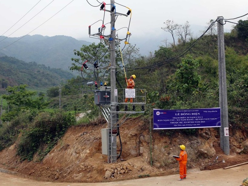 Thêm 110 hộ dân vùng cao tại Lai Châu được sử dụng điện lưới quốc gia