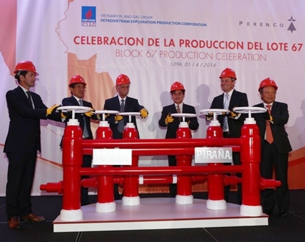 Xuất bán dòng dầu thương mại đầu tiên tại Lô 67 - Peru