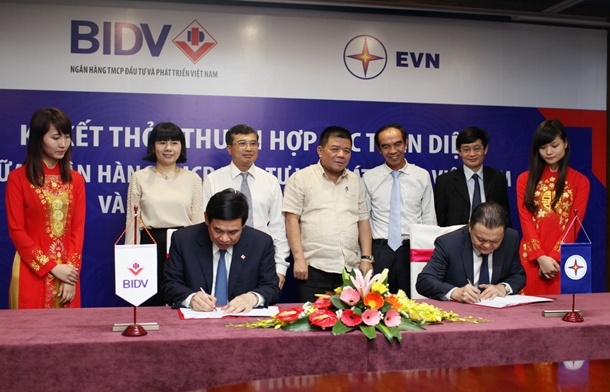 EVN và BIDV ký thỏa thuận hợp tác toàn diện