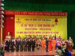 PC Cao Bằng đón nhận Huân chương Lao động hạng Nhì