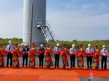 Khánh thành Nhà máy điện gió số 5 và 6 tại Sóc Trăng