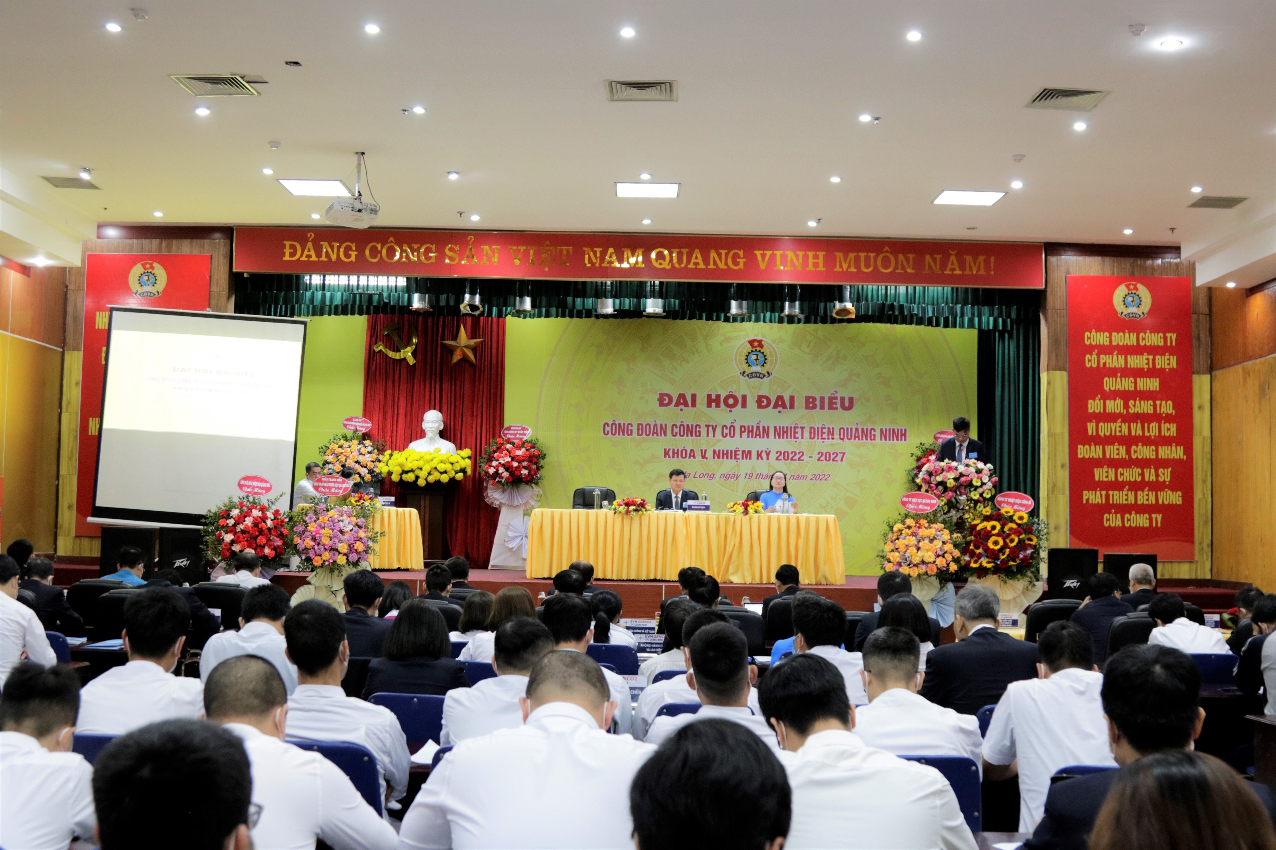 Nhiệt điện Quảng Ninh tổ chức thành công Đại hội đại biểu Công đoàn lần V (nhiệm kỳ 2022 - 2027)