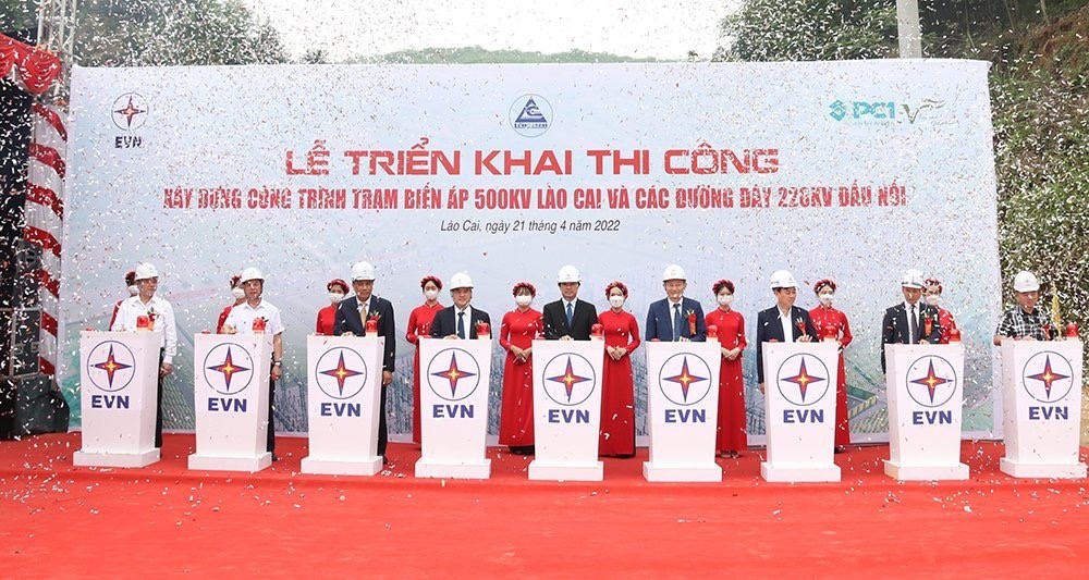 Triển khai thi công Trạm biến áp 500 kV Lào Cai và các đường dây 220 kV đấu nối