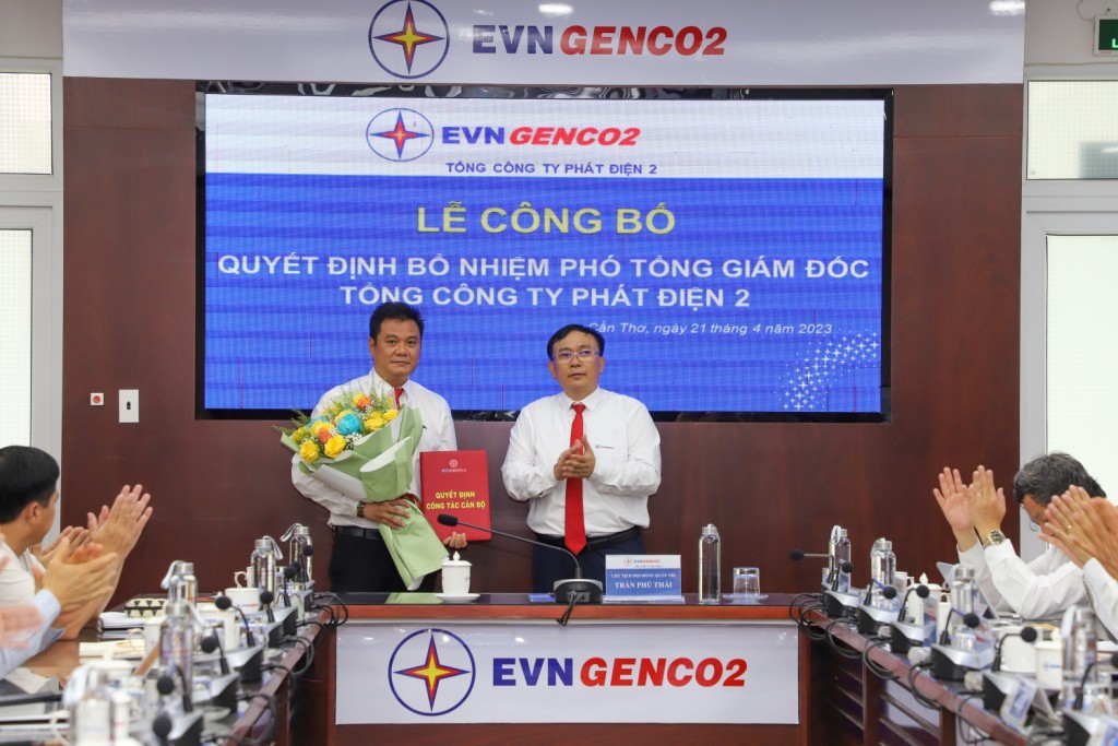 Công bố quyết định bổ nhiệm Phó Tổng giám đốc EVNGENCO2