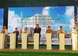 Khởi công dự án đốt rác phát điện công nghệ cao tại Bắc Ninh