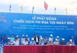 Thi đua hoàn thành dự án điện mặt trời Trung Nam-Thuận Nam và lưới truyền tải