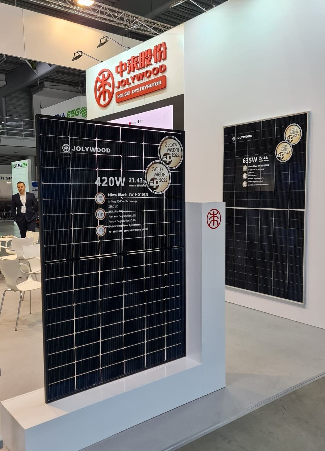 Tấm pin NIWA Jolywood Solar giành giải thưởng ‘The Gold Medal Award’ tại Greenpower Ba Lan 2022