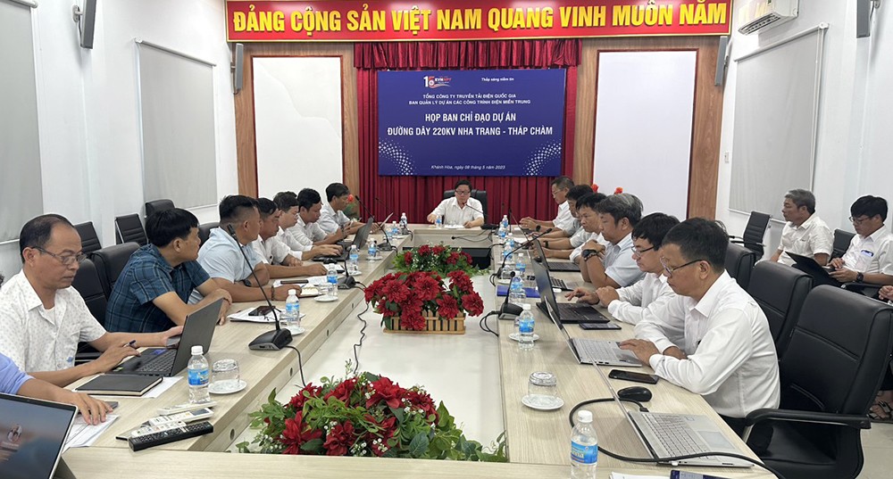 Rà soát tiến độ dự án đường dây 220 kV Nha Trang - Tháp Chàm