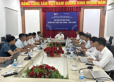 Rà soát tiến độ dự án đường dây 220 kV Nha Trang - Tháp Chàm