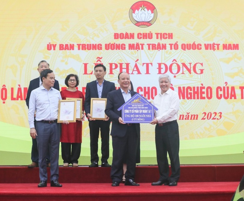 T&T Group ủng hộ 5 tỷ đồng hỗ trợ làm nhà cho người nghèo tỉnh Điện Biên