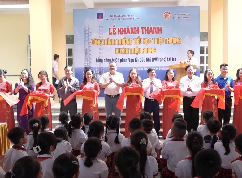 Khánh thành công trình trường học tại Quảng Trị do PVTrans tài trợ