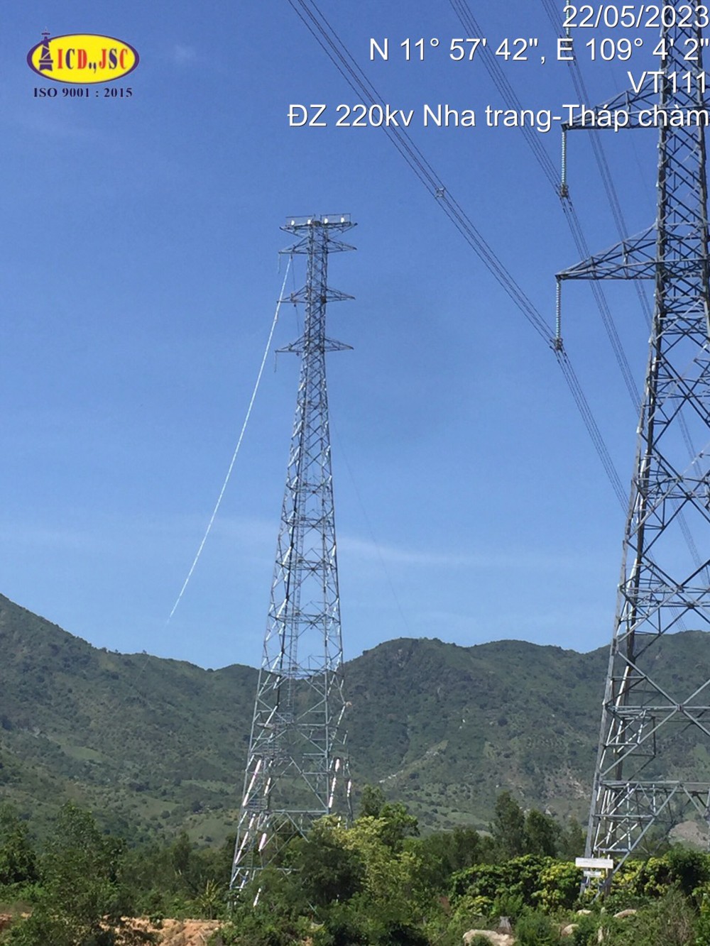 Dự án đường dây 220 kV Nha Trang - Tháp Chàm đang dần về đích