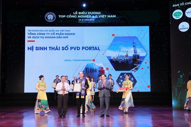 PV Drilling được vinh danh tại lễ biểu dương ‘Top Công nghiệp 4.0 Việt Nam’