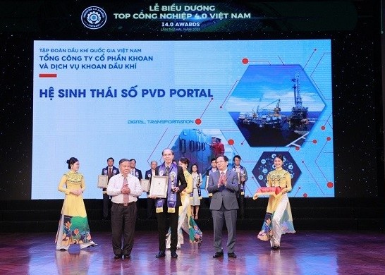 PV Drilling được vinh danh tại lễ biểu dương ‘Top Công nghiệp 4.0 Việt Nam’