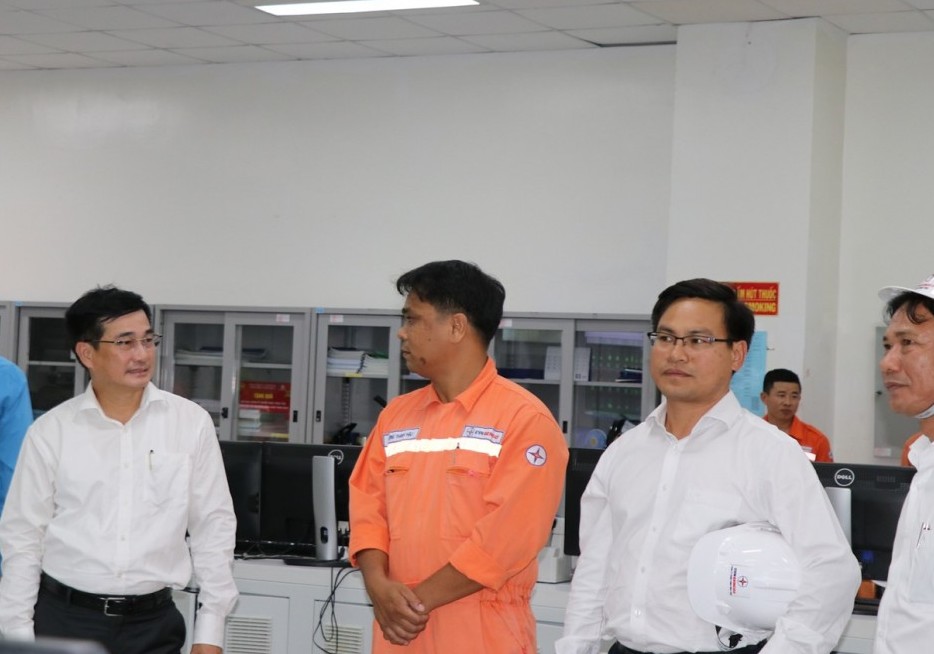 Tổng giám đốc EVNGENCO3 kiểm tra công tác sản xuất tại Nhiệt điện Vĩnh Tân