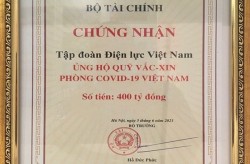 EVN đã chuyển 400 tỷ đồng đến Quỹ vắc-xin phòng, chống Covid-19