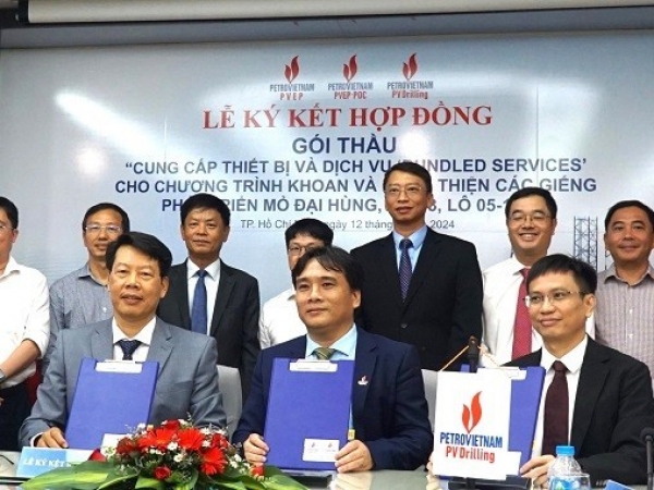 PV Drilling cung cấp thiết bị và dịch vụ cho chương trình phát triển mỏ Đại Hùng pha 3