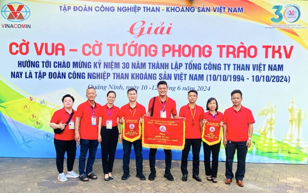 Quacontrol giành giải ba toàn đoàn Giải Cờ vua - Cờ tướng phong trào TKV năm 2024