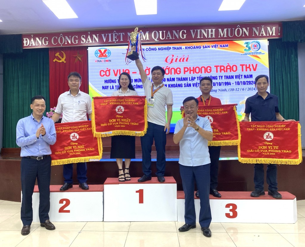 Quacontrol giành giải ba toàn đoàn Giải Cờ vua - Cờ tướng phong trào TKV năm 2024