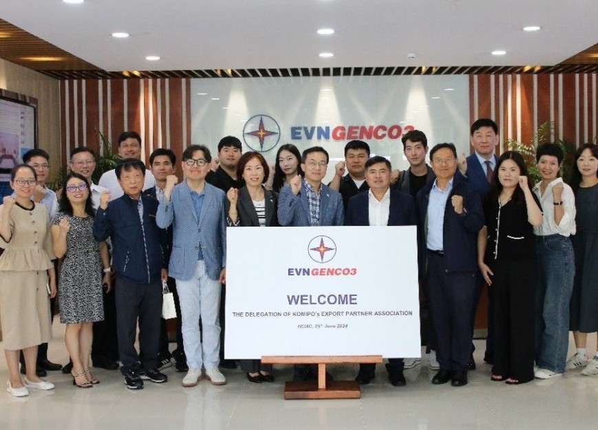 Phái đoàn các doanh nghiệp Hàn Quốc làm việc với EVNGENCO3