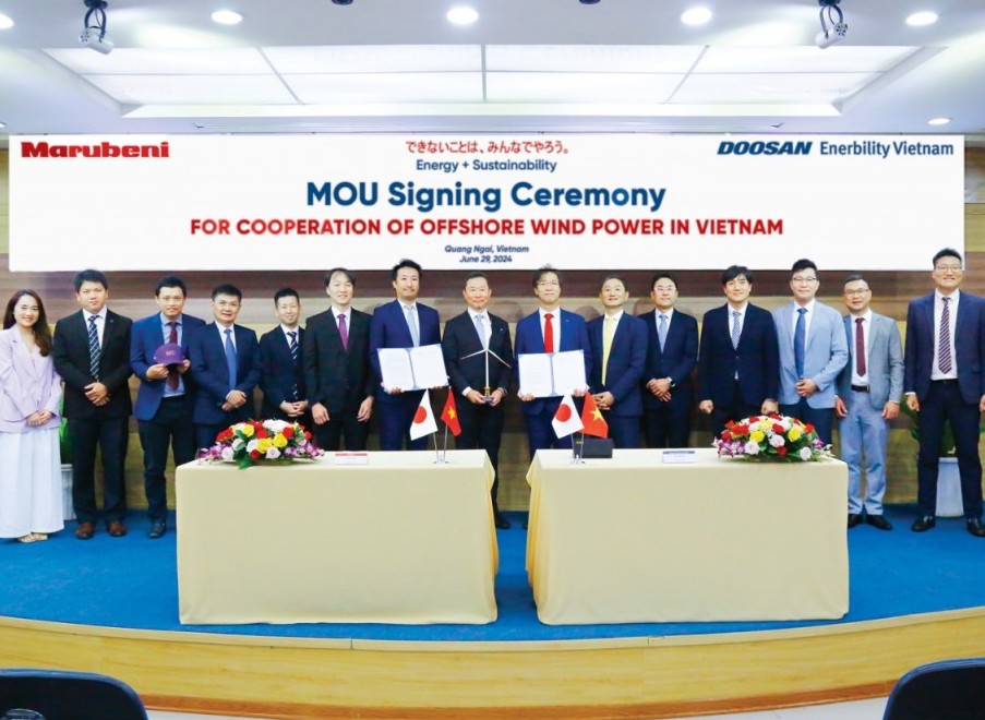 Doosan Vina và Marubeni hợp tác phát triển điện gió ngoài khơi tại Việt Nam