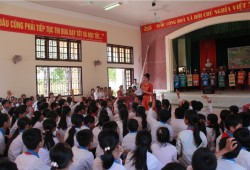 PC Hà Nam tổ chức ngoại khóa tiết kiệm điện cho học sinh