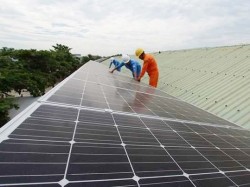 PC Bình Phước đưa vào sử dụng hệ thống điện mặt trời áp mái