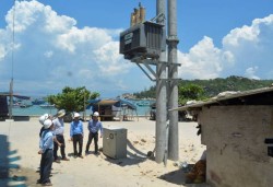 Chuẩn bị hoàn thành dự án cấp điện bằng cáp ngầm cho đảo Nhơn Châu