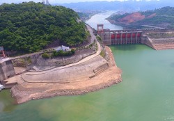 Hồ Thủy điện Hòa Bình đang tiệm cận mức nước chết