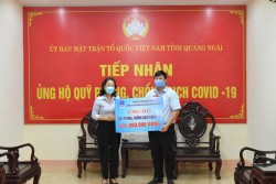 Người lao động BSR ủng hộ Quỹ phòng, chống dịch Covid-19 tỉnh Quảng Ngãi