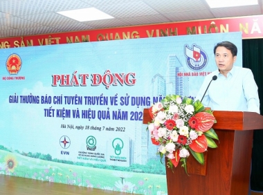 phat dong giai bao chi tuyen truyen ve su dung nang luong tiet kiem va hieu qua 2022