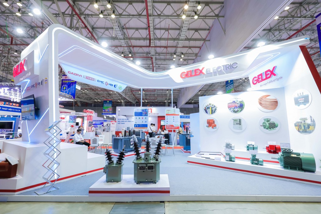 Gian hàng ấn tượng của GELEX Electric tại Vietnam ETE và Enertec Expo 2023