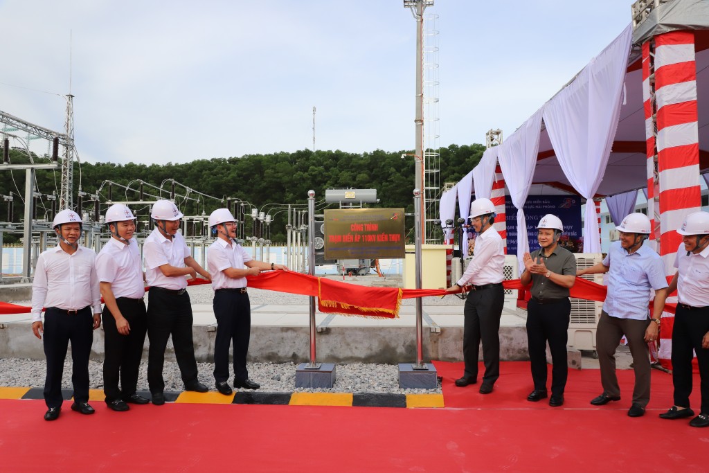 Khánh thành dự án đường dây và Trạm biến áp 110 kV Kiến Thụy (Hải Phòng)