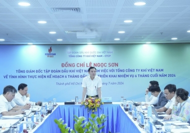 Tổng giám đốc Tập đoàn Dầu khí Việt Nam làm việc tại Tổng công ty Khí Việt Nam