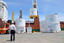 Doosan Vina xuất 68 tấn thiết bị  xử lý hóa chất đến Australia