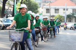 TP. HCM tổ chức tham gia đạp xe tuyên truyền tiết kiệm năng lượng