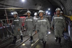 Tiến độ dự án khai thác than hầm lò mỏ Khe Chàm II - IV