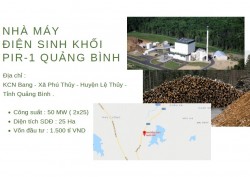 Triển khai khảo sát Dự án Nhà máy điện sinh khối PIR-1 Quảng Bình
