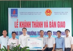 Khánh thành trường tiểu học tại Nam Định do PV GAS tài trợ